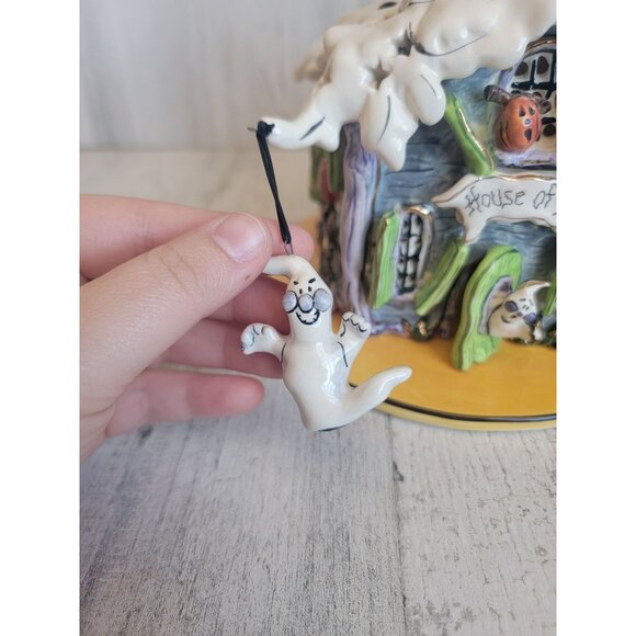 Blue Sky House of boos tea‎ light ceramic holder candle - Picture 3 of 15